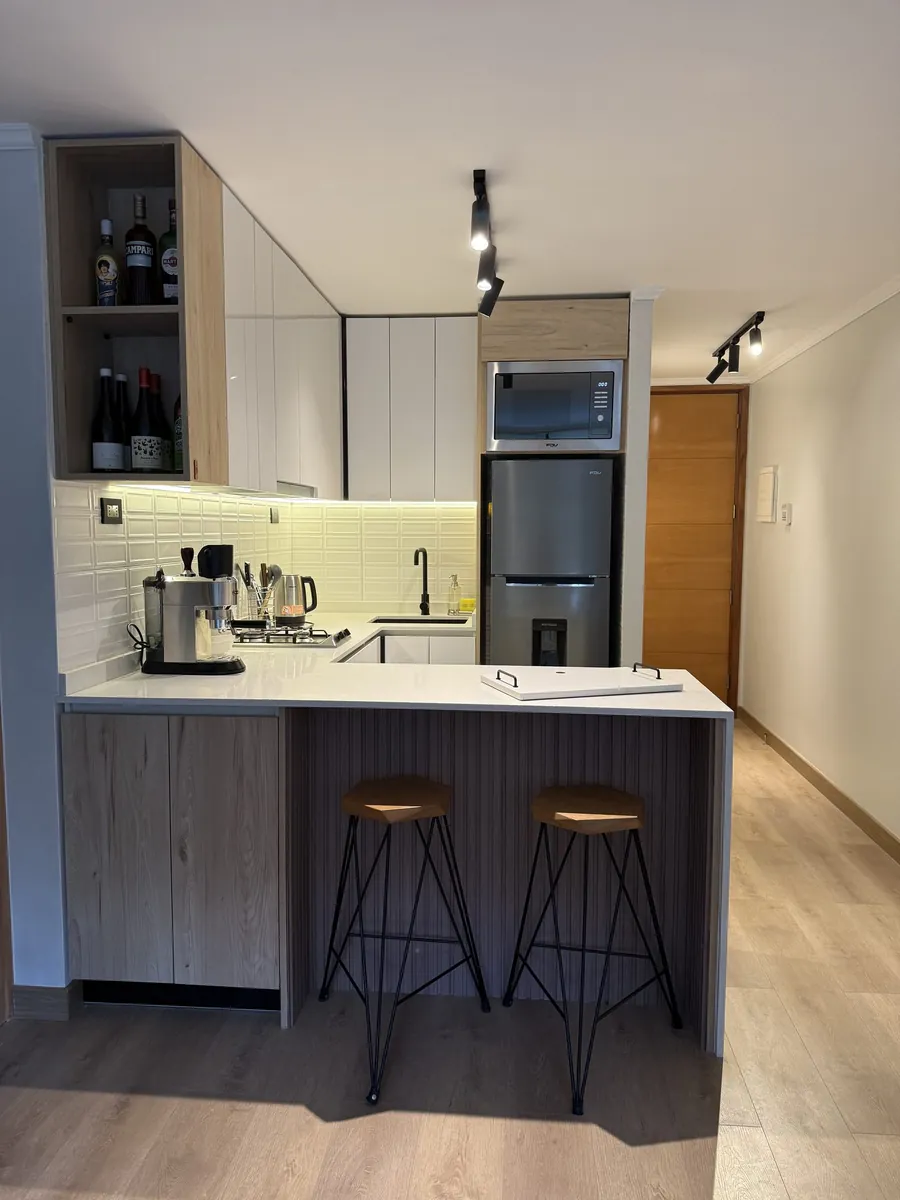 Cocina y Living