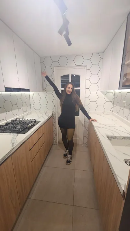 Cocina moderna instalada en Santiago - JNConcept